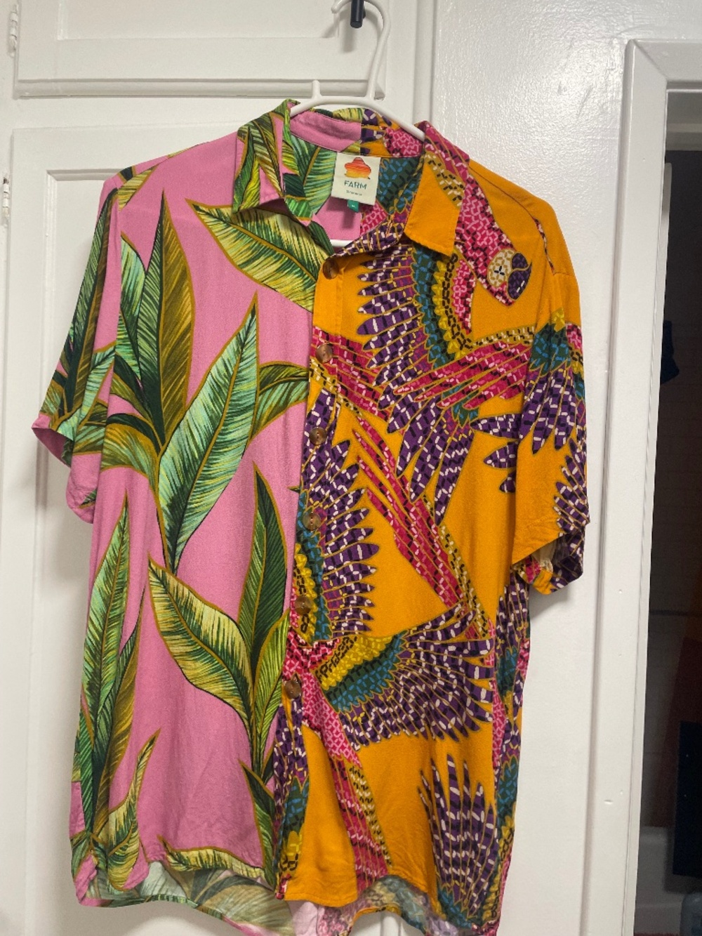 Farm Rio Tropical Button Down Shirt